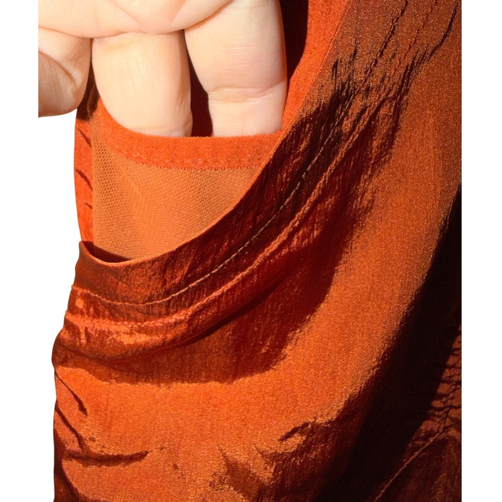 Free People Movement Jogger Womens XS Russet Orange Way Home Paperbag Waist Pant - Picture 7 of 10